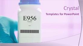  Presentation with sweetener - Slide set consisting of packaging-with-nutritional-supplements-e956 background and a pink colored foreground
