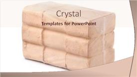  Presentation with fuel - Audience pleasing presentation theme consisting of packed-organic-pressed-sawdust-fuel backdrop and a lemonade colored foreground