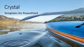  Presentation with carbon fiber - Slides having paddleboard with a carbon fiber background and a light blue colored foreground