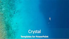  Presentation with water ocean - Colorful presentation design enhanced with paddleboarding is the modern way backdrop and a gray colored foreground