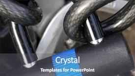  Presentation with motor - Beautiful presentation theme featuring padlock on motor bike backdrop and a dark gray colored foreground