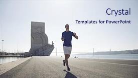  Presentation with next - Audience pleasing slide deck consisting of padrao dos descobrimentos at lisbon backdrop and a  colored foreground