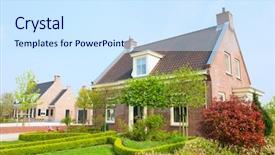  Presentation with painted by me nice - Cool new slides with paesi bassi - beautiful villa with nice garden backdrop and a sky blue colored foreground