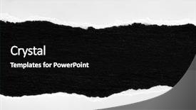  Presentation with offering advertising space in malls - PPT layouts featuring page - hole ripped in paper advertising background and a black colored foreground