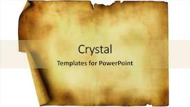  Presentation with manuscript - Beautiful slides featuring broad sheet - ancient manuscript isolated backdrop and a yellow colored foreground