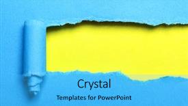  Presentation with page - Cool new PPT theme with page blue colour - colorful paper background with space backdrop and a light blue colored foreground