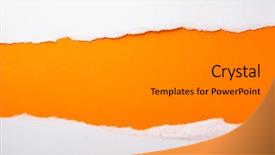  Presentation with scroll paper - Audience pleasing PPT layouts consisting of scroll templates - torn paper with blank space backdrop and a gray colored foreground