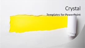  Presentation with god torn paper - Cool new presentation with torn paper with blank space backdrop and a white colored foreground