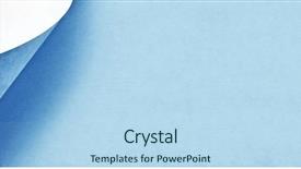  Presentation with blue header - Slides enhanced with turn - page curling over blue toned background and a light blue colored foreground