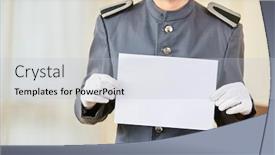  Presentation with page - Slides featuring page-in-the-hotel-holds background and a lemonade colored foreground