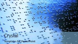  Presentation with blue plain - Presentation theme having page macro with blue tone background and a light blue colored foreground