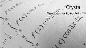 Presentation with higher mathematics - PPT theme with page of higher mathematics textbook background and a white colored foreground