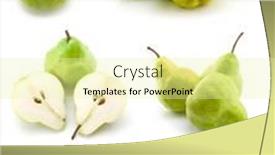  Presentation with page - Beautiful slides featuring page-of-pears-isolated backdrop and a blonde colored foreground