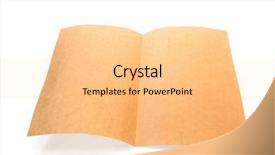  Presentation with rice experimental - Beautiful presentation theme featuring page of rough rice paper backdrop and a yellow colored foreground