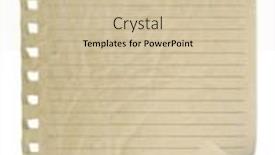  Presentation with notebook page - Beautiful presentation theme featuring page ripped off from the notebook backdrop and a soft green colored foreground