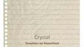  Presentation with notebook page - Slides having page-ripped background and a lemonade colored foreground