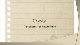  Presentation with notebook page - Presentation theme having page ripped off from the notebook background and a lemonade colored foreground