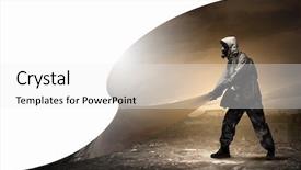  Presentation with clear - PPT layouts featuring page turn - stalker changing reality into clear background and a white colored foreground