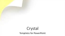  Presentation with turning page - PPT theme with page turning background and a white colored foreground