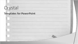  Presentation with page - Colorful PPT theme enhanced with page backdrop and a light gray colored foreground