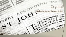  Presentation with holy bible - Amazing presentation design having pages-from-bible-holy-word backdrop and a cream colored foreground