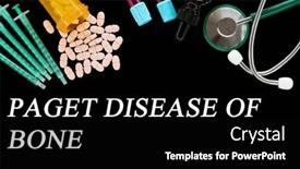  Presentation with bone disease - Presentation theme with paget-disease-of-bone-text background and a black colored foreground