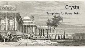  Presentation with tour - Colorful slides enhanced with pagoda thousand columns temple india backdrop and a light gray colored foreground