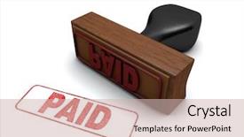  Presentation with stamp - Cool new presentation theme with paid rubber stamp backdrop and a soft green colored foreground