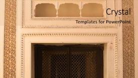  Presentation with india - PPT layouts consisting of paigah tombs in hyderabad india background and a coral colored foreground