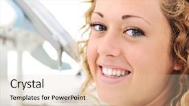  Presentation with teeth pain - Slides having tooth pain - teeth checkup at dentist's office background and a lemonade colored foreground