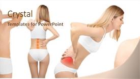  Presentation with people collage - PPT theme enhanced with pain in different parts background and a lemonade colored foreground