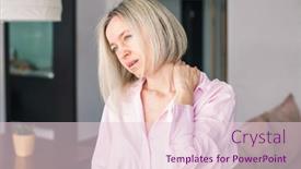  Presentation with shoulder pain - PPT theme featuring pain-in-the-shoulder-upper background and a lemonade colored foreground