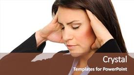  Presentation with adverse childhood experiences - Slides having pain managmant - stressful exhausted woman experiences intense background and a red colored foreground