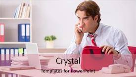  Presentation with first aid kit - Theme consisting of pain management hospital patients - man with first aid kit background and a  colored foreground