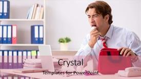  Presentation with first aid kit - Slide deck featuring pain management hospital patients - man with first aid kit background and a coral colored foreground