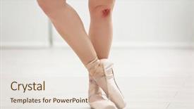  Presentation with ballet - Colorful presentation design enhanced with pain points - ballet art concept ballerina backdrop and a lemonade colored foreground
