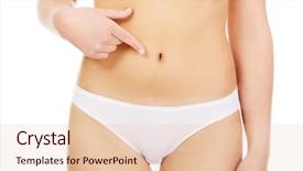  Presentation with finger - Audience pleasing presentation theme consisting of pain points - woman pointing finger for her backdrop and a lemonade colored foreground