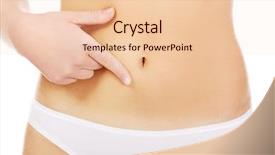  Presentation with finger - Cool new PPT layouts with pain points - woman pointing finger for her backdrop and a lemonade colored foreground