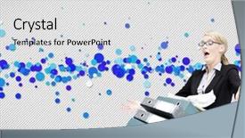  Presentation with earth dropping in water gif - Amazing slide deck having verdant tree looks like it backdrop and a gray colored foreground