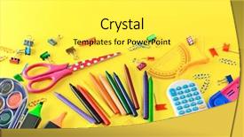  Presentation with free school - PPT theme with paint from top view free background and a yellow colored foreground