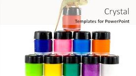  Presentation with isolation - Theme having paint-in-banks-isolation background and a white colored foreground