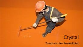  Presentation with paint industry - Amazing presentation having paint industry - colourer at work backdrop and a gold colored foreground