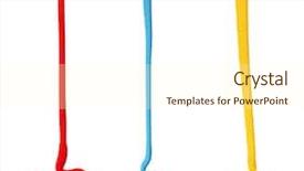  Presentation with dripping paint - Theme with paint pouring background and a cream colored foreground