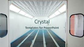  Presentation with repair - Slide deck enhanced with paint shop industry - open painting camera background and a sky blue colored foreground