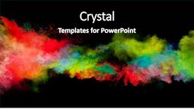  Presentation with dust - Colorful presentation enhanced with svans like to joke that their cows are alpinists so can graze even on the steep mountain slopes mestia upper svaneti georgia backdrop and a yellow colored foreground