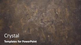  Presentation with abstract art - Presentation design with painted-background-canvas-texture background and a dark gray colored foreground