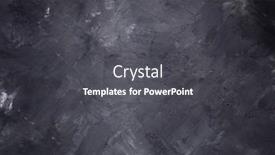  Presentation with abstract art - PPT theme featuring painted-background-canvas-texture background and a dark gray colored foreground