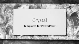  Presentation with abstract art - Colorful presentation design enhanced with painted-background-texture-and-paper backdrop and a white colored foreground