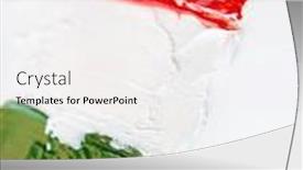  Presentation with element - PPT layouts with painted-flag-of-italy-italian background and a sky blue colored foreground