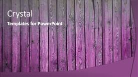  Presentation with purple wall - Presentation design consisting of painted old wooden wall purple background and a gray colored foreground